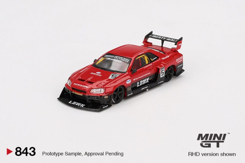 NISSAN LBER34 SUPER SILHOUETTE SKYLINE REDBLACK