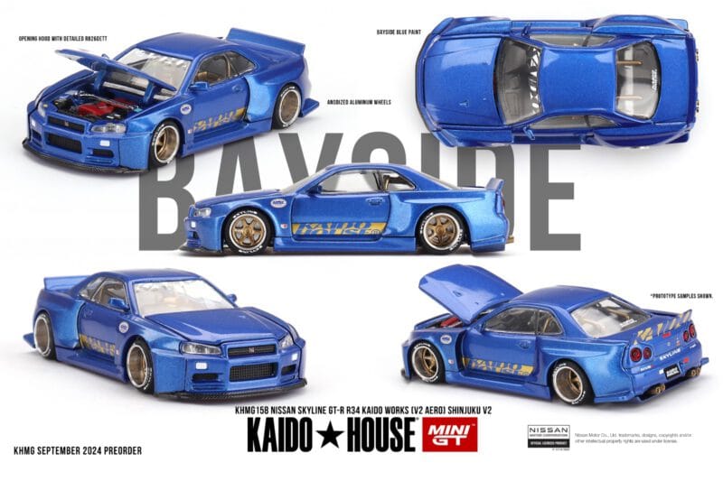 NISSAN SKYLINE GTR R34 KAIDO WORKS V2 AERO SHINJ