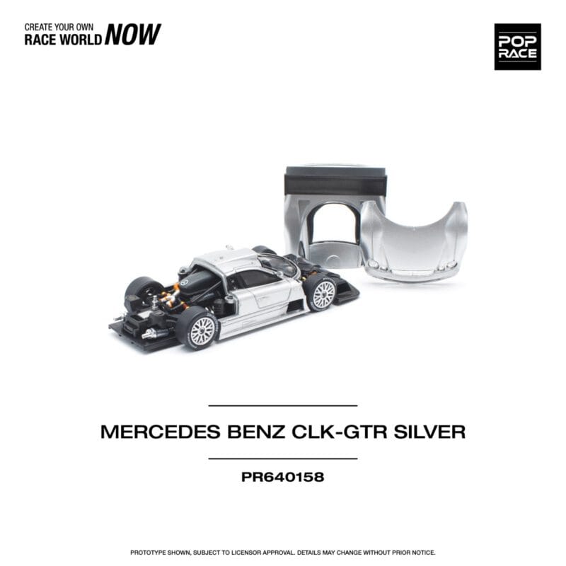 MERCEDES-BENZ AMG CLK GTR - SILVER - Image 2