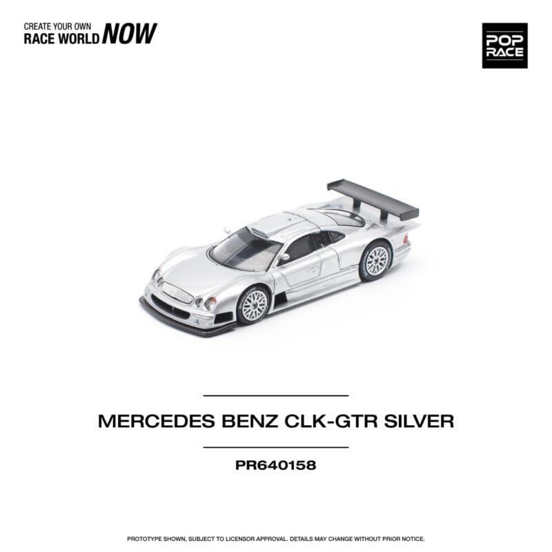 MERCEDES-BENZ AMG CLK GTR - SILVER - Image 3
