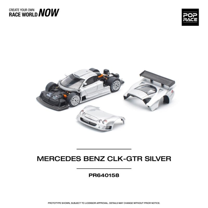 MERCEDES-BENZ AMG CLK GTR - SILVER - Image 4