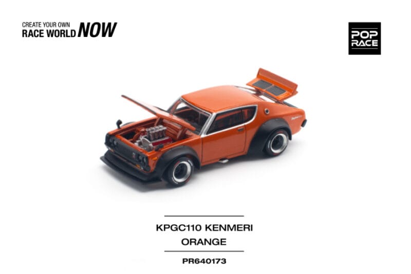 NISSAN SKYLINE GTR V8 DRIFT KENMERI ORANGE