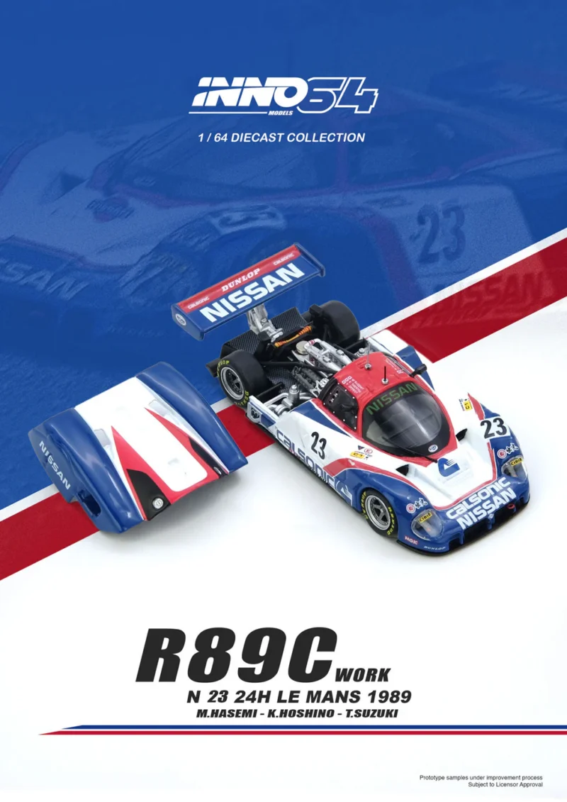 R89C LE MANS 1989 No23 Masahiro Hasemi / Kazuyoshi Hoshino / Toshio Suzuki - Image 4